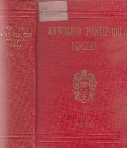 Annuario pontificio per anno - per, l'anno