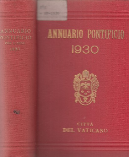 Annuario pontificio per anno - annuario,