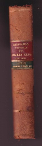 Annuario ufficiale delle corse - annuario,