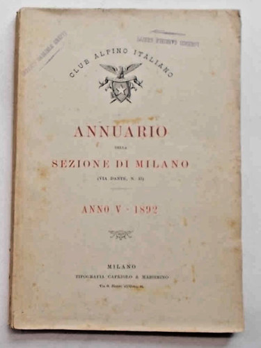 Club alpino italiano annuario - alpino,