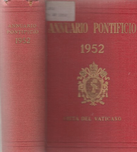 Annuario pontificio 1952 - pontificio,,