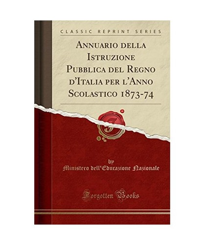 Annuario della istruzione - annuario,