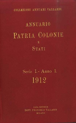 Annuario patria colonie - , e